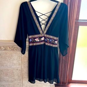 Lulus boho mini dress